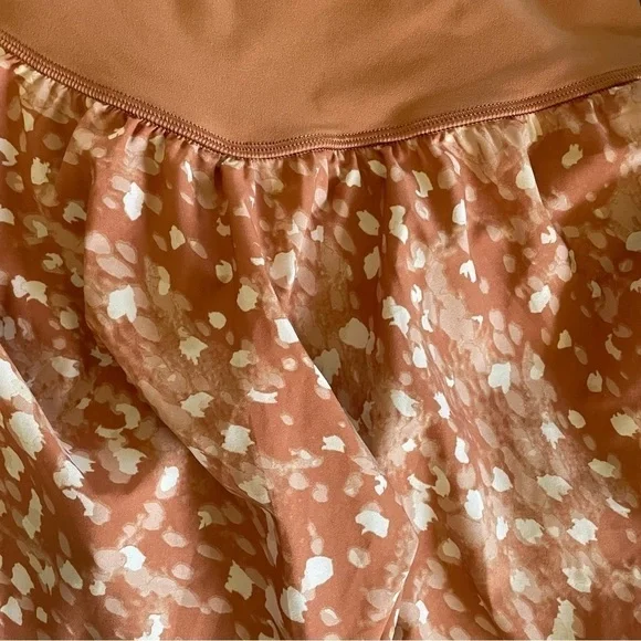Offline By Aerie Skort M Tennis Golf Pocket On Waistband Burnt Orange - Picture 6 of 8